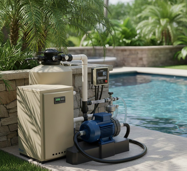 upgraded pool maintenance equipment